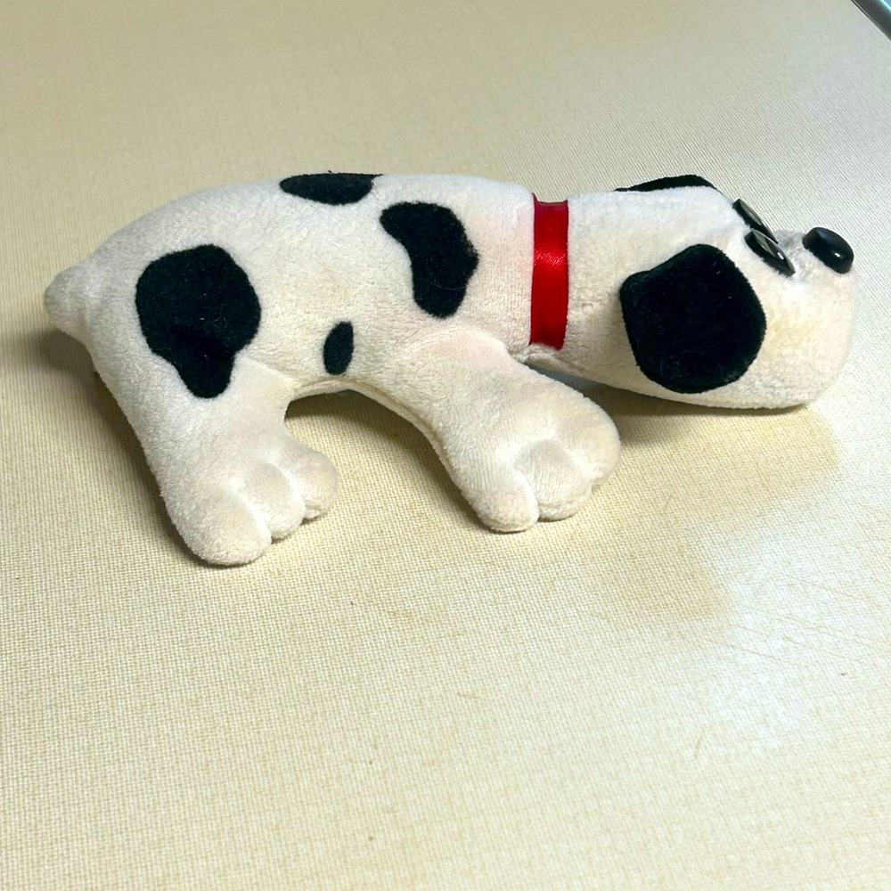 1980’s Vintage 7” Newborn Tonka Pound Puppy Collectible White with Black Ears